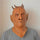 Red Eye Devil Head Mask Rubber Latex Animal Costume Full head Mask Halloween Cos
