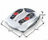 Electromagnetic Wave Pulse Circulation Foot Massager Reflexology Booster +8 pads