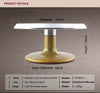 Kuchen Dekoration Plattenspieler 10-inch Aluminiumlegierung Rutsch Ständer Gold