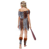 Halloween Indian Wild Woman Leopard Print Costume