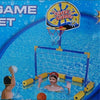 Piscina Baloncesto Juguetes Exterior 2 en 1 Infantil Set Agua Juego Fútbol