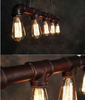 Vintage Industriell Hängelicht Antik Wasserpfeife Wandbehang Lampe