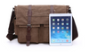 Mens Retro Vintage Multi-pockets Shoulder Bag  Messenger Canvas W Shoulder Strap