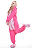 Unisex Adult Pajamas Cosplay Costume Animal one piece sleepwear Suit Pink Stitch