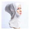 Dignified  Muslim Hollow Scarf Kerchief Hat Macrame Lace   white