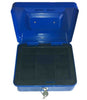 8 Inch Small Steel Cash Box Safty box With Removable Tray and Key Lock 2 keys