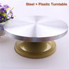 steel clad Baking Pastry cream cake turntable 30cm baking pottery wheel