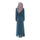 Malaysian Muslim Women Garments Big Peplum Dress Chiffon