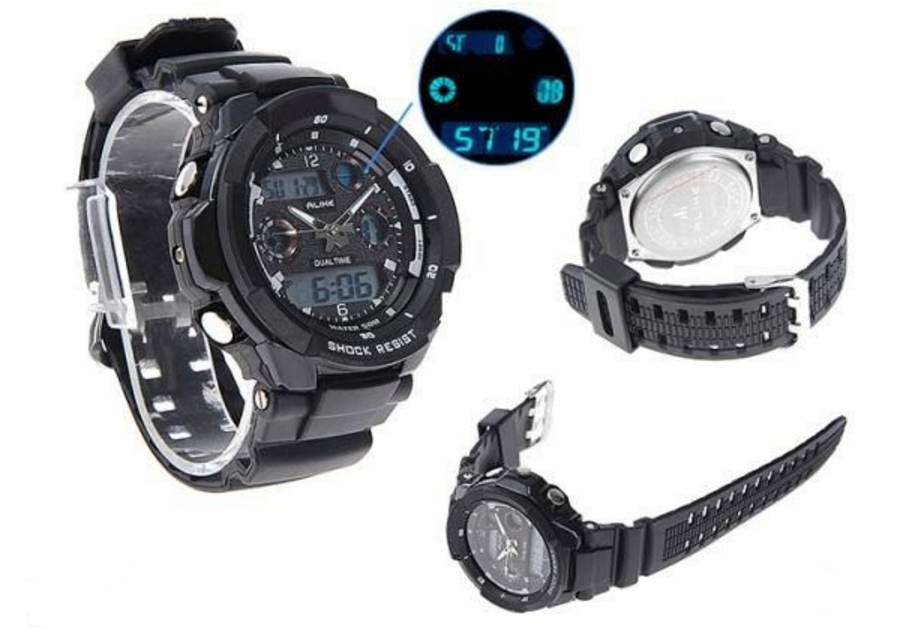 Men Multifunctional Sport Waterproof Digital Watch Alarm