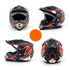 Moto Motocicleta Escúter Casco de Seguridad OPACO Negro Dragon