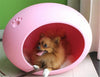 Cute Egg-Shaped Pet House Puppy Doggie Cat Small Animal Indoor Bed, PINK.