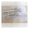 Cuvette de Wc Brosse Costume Tenture Murale Plateau Espace Aluminium