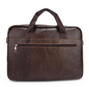 Herren Aktentasche Handtasche Dokument Business Office Laptop Tasche Leder