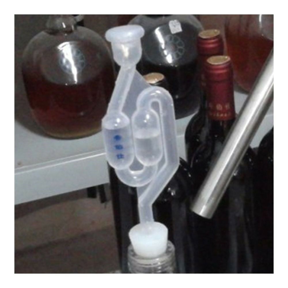 One way Exhaust Valve Water Sealed Valve for Home Brew Wine Fermentation with Ca