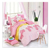Lit Housse de Couette Bâche 4pc Set Gamme Coton 100% 012