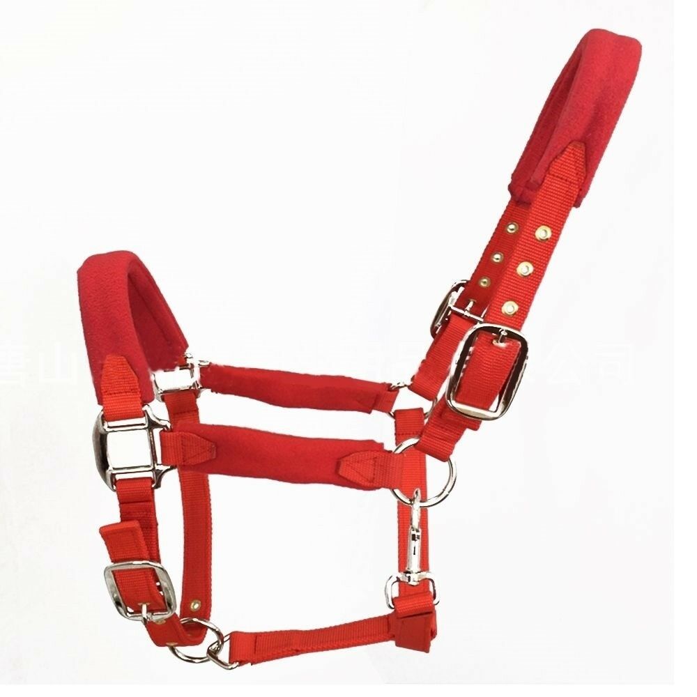 Bridle Headstall Wear-resisting Equestrianism Supplies   red