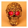 Tricky Toys Resin Glittery Skull Statue Human Skeleton Halloween  multiple skull