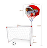 2 in 1 Wasser & Land Fußball Basketball Spielzeug Set