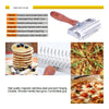 Rouleau Lame Acier Inoxydable Pâtisserie Pizza à Aiguille