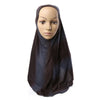 Dignified  Muslim Kerchief Scarf Hat Zircon Printing   11