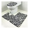 Carpet 3pcs Set Toilet Seat Anti-skidding Ground Mat