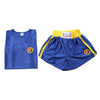 Free Combat Adult T-Shirt Kids Fitness Clothes Suit blue S