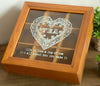 Zakka Retro Vintage 9 Schränke Schmuckdose Holzkiste Transparent Hülle