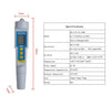 High precision ATC Handheld 3 in 1 Digital LCD TDS  PH TEMP Water Quality Meter