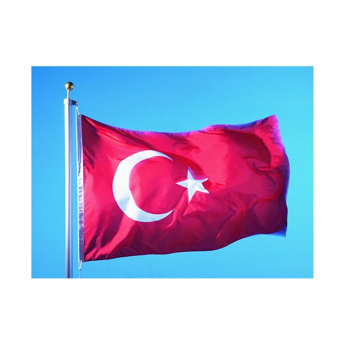 120 180 cm Drapeau Divers Pays dans le Monde Polyester Bannière Drapeau Turkey