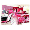 3d Active Impression Lit Housse de Couette Bâche 4pc Set Gamme Coton 009