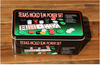 200pcs Portable Jeton de Poker Set 21 Jack Acier Étui Deux Carte Set Jeu Famille