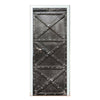Neuf 3d Diy PVC Imperméable Porte Autocollant Mural Fer Porte Qd021