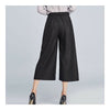 Ninth Loose Pants Blending All-match Casual Seventh Trousers black S