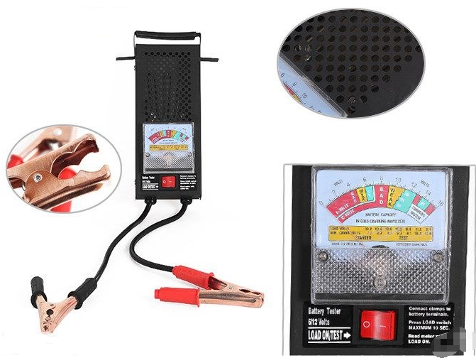 New Battery Load Tester 100 Amp Load Type 6V & 12V Mechanics 6 12 Volt Car Truck