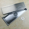 Select Gravity Wasser 30X11CM 304 Edelstahl Rechteckig Boden Abfluss Melissa