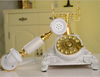 Vintage Antique Retro Rotary Handset Desk Resin Telephone European Style White