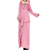 Muslimisch Damen Gewebe Langes Kleid