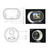 LCD Numérique Visionneuse de Porte Sonnette avec Appareil Photo 8.9cm