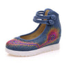 Chinese Ethnic Embroidery Inner high Heel Elevator Cheongsam Dress Shoes Arrow