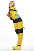 Unisex Adult Pajamas Cosplay Costume Animal one piece sleepwear Suit Bumblebee