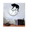 Cat climbing on the Clock Wall Clock Fashionable Creative Small Cat Wall Clock