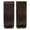 60cm 23.62"  Five clips high temperature wire synthetic Straight hair extension