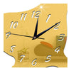 Creative Decoration DIY Quartz Seal Mirror Wall Clock