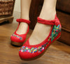 Chinese Ethnic Embroidery Inner high Heel Elevator Cheongsam Dress Shoes FANS