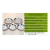 Stainless steel disc tray dumplings vegetable dish steamed dish draining double