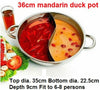 Duck hot pot thick stainless steel pots / pot cooker special pot /Sheep hot pot