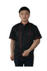 Short Sleeve Kitchen Cooker Working Uniform Chef Waiter Waitress Coat Jacket