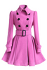 Women's Gorgeous  Belted Winter Spring Autumn Fall Long Coat Jacket 6 colors
