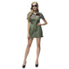 Halloween Woman Aviator Cosplay Game Uniform Costume