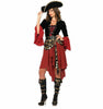 Women Pirate Costume Adult Sexy Swashbuckler Wench Girl Halloween Fancy Dress